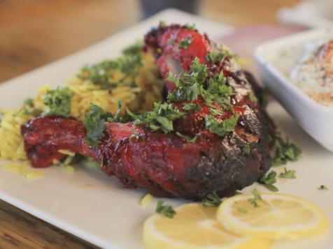 Tandoori Chicken at Chickpeas Mediterranean Café