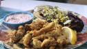 Fried Clams with Tartar Dipping Sauce