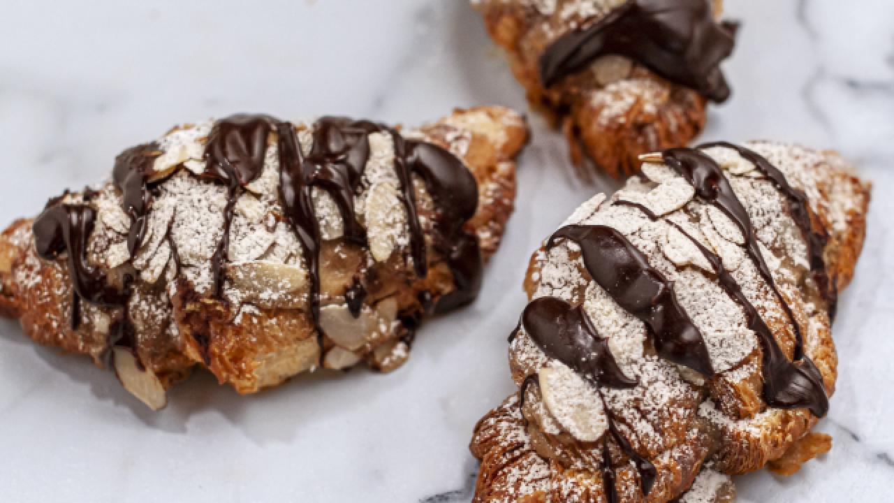 Chocolate Almond Croissants