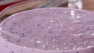 Blueberry-Thyme Frozen Yogurt