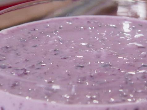 Blueberry-Thyme Frozen Yogurt