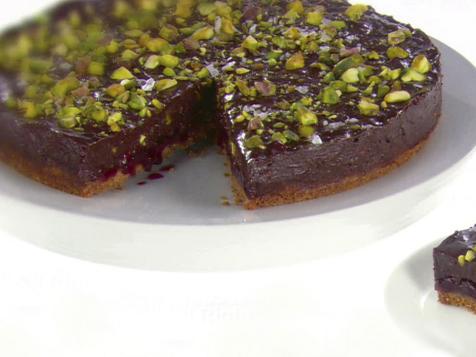 Nutty Cherry-Chocolate Tart
