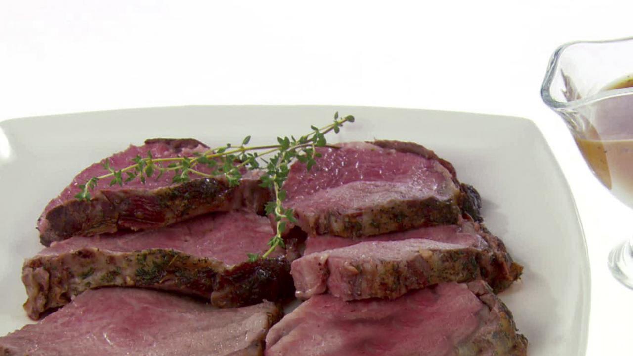 Prime Rib With Thyme & Marsala