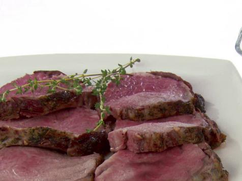Prime Rib With Thyme & Marsala