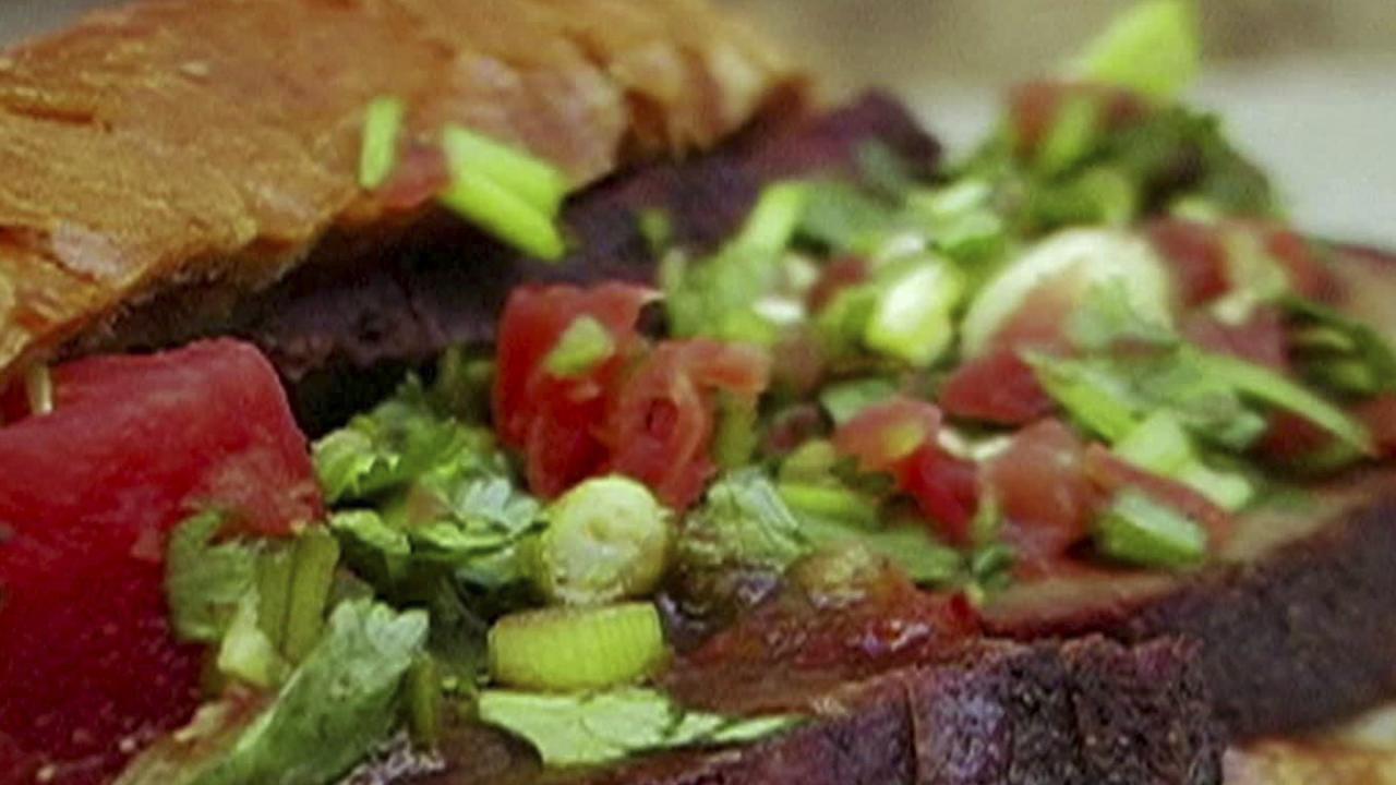 Cat Cora: BBQ Beef Sandwich