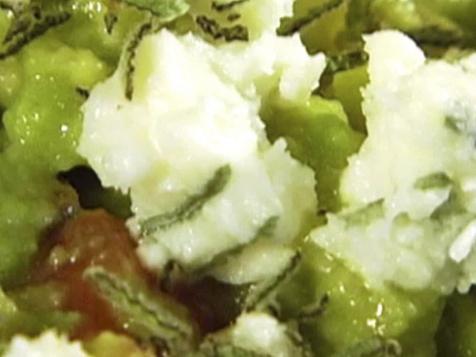 Bleu Cheese Guacamole Dip