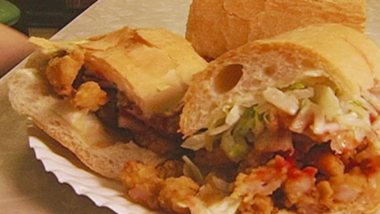 Domilise's Shrimp Po-Boy
