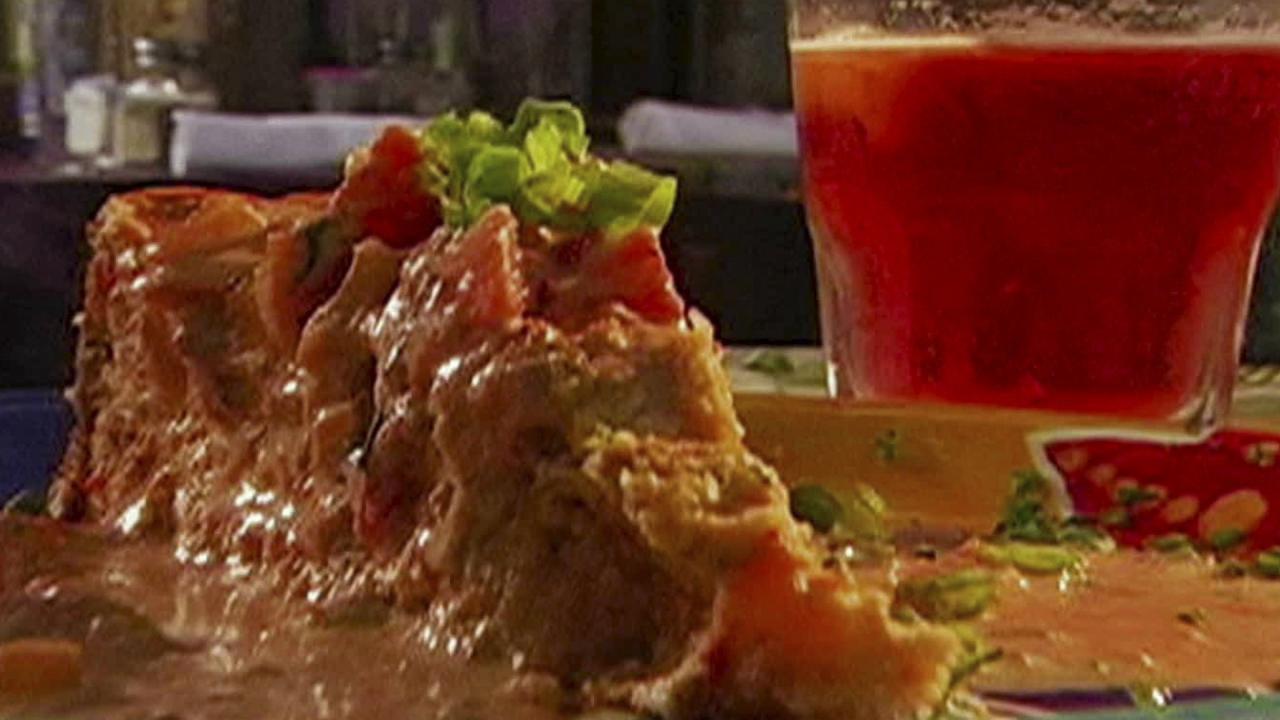 Alligator Sausage Cheesecake