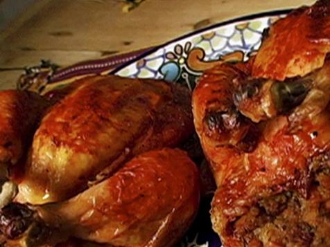 Chorizo-Stuffed Cornish Hens