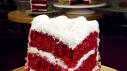 Ted on Red Velvet Cake