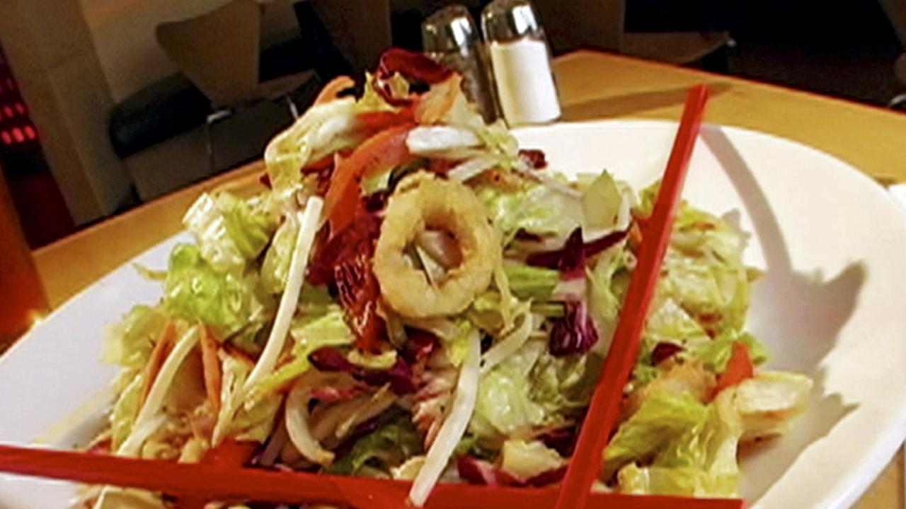 Crispy Calamari Salad