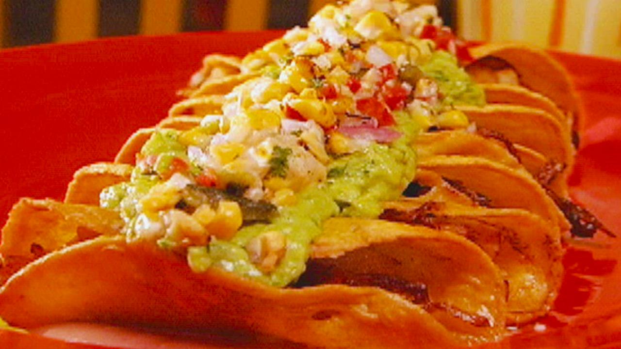 Crispy Potato Rajas Tacos