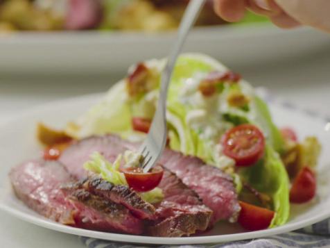 BLT Steak Salad with Blue Cheese Dressing