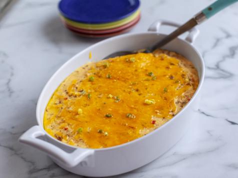 Sausage & Pepper Grits Bake