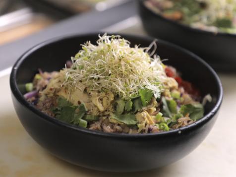 Blue Owl Fried Rice with Shredded Chicken