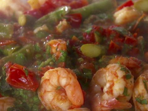 Linguine With Shrimp & Veggies