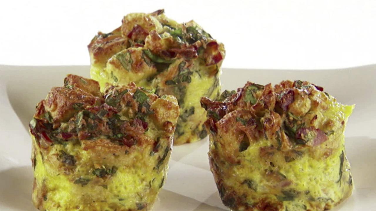 Gruyere and Spinach Bakes