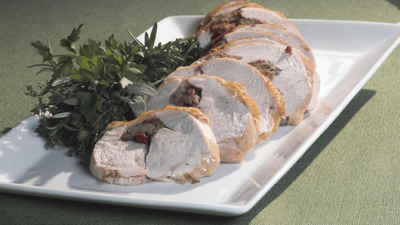 Neelys' Stuffed Turkey Breast