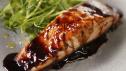 Salmon with Balsamic Apricot-Ginger Marmalade Glaze