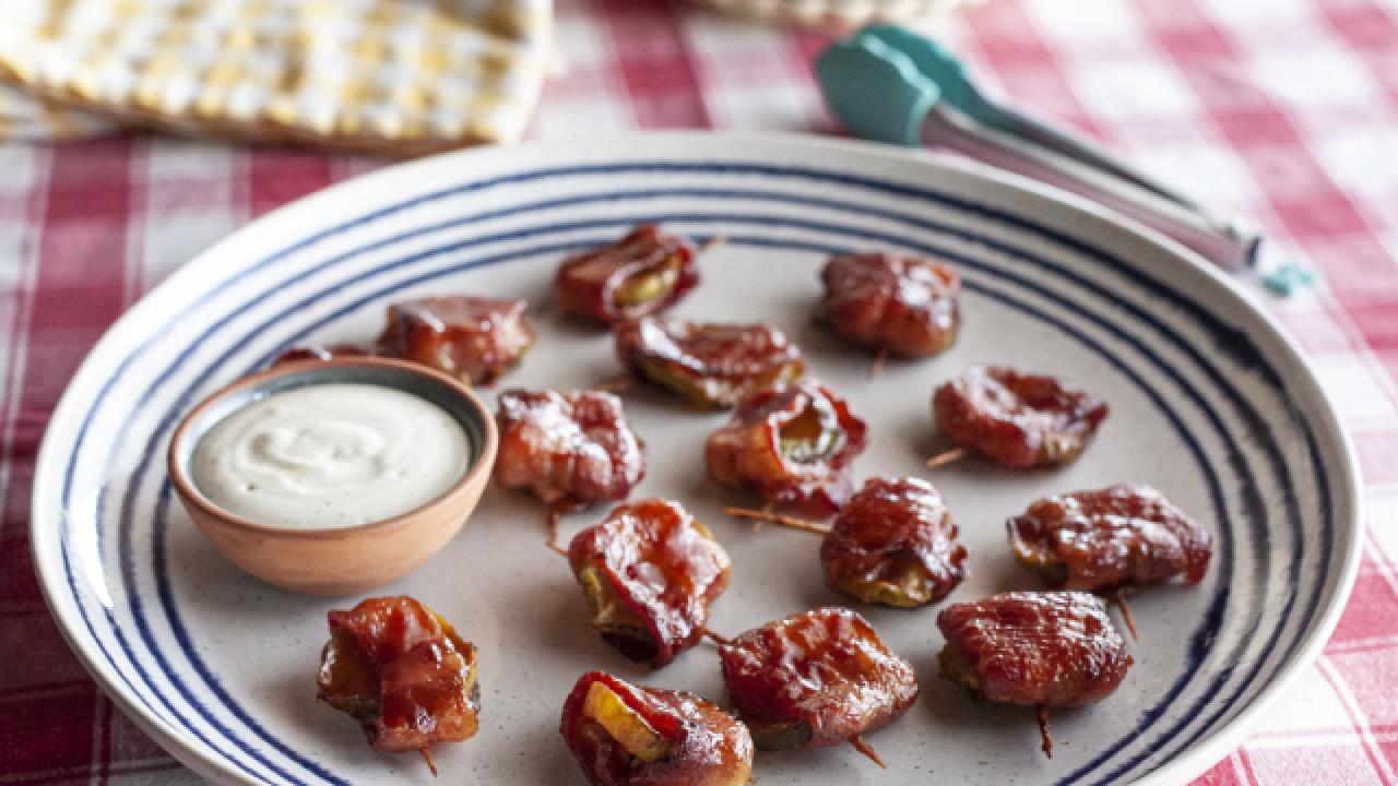 Spicy Bacon Pickle Bites