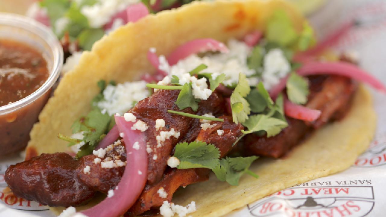 Mole Chicken Tacos