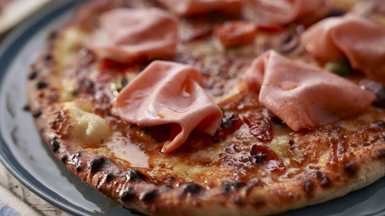 Baloney Pizza