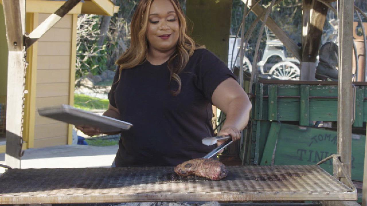 Tri-Tip on a Santa Maria Grill