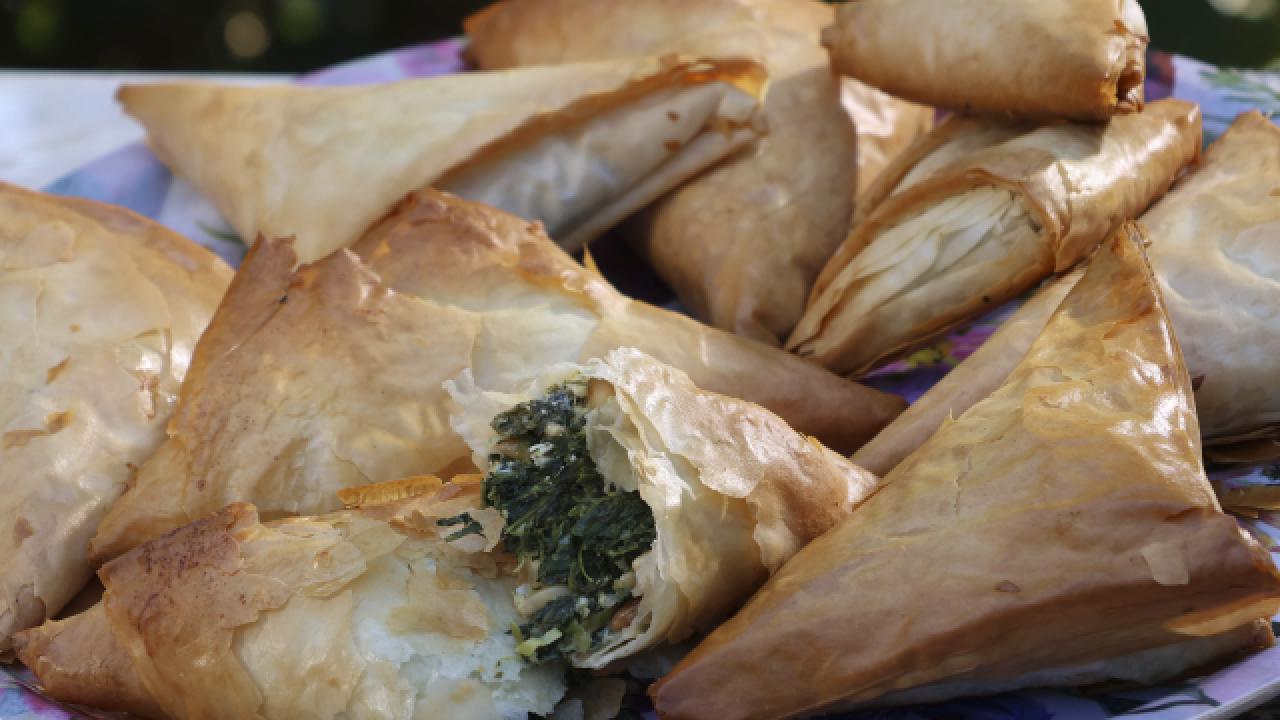 Grilled Spanakopita