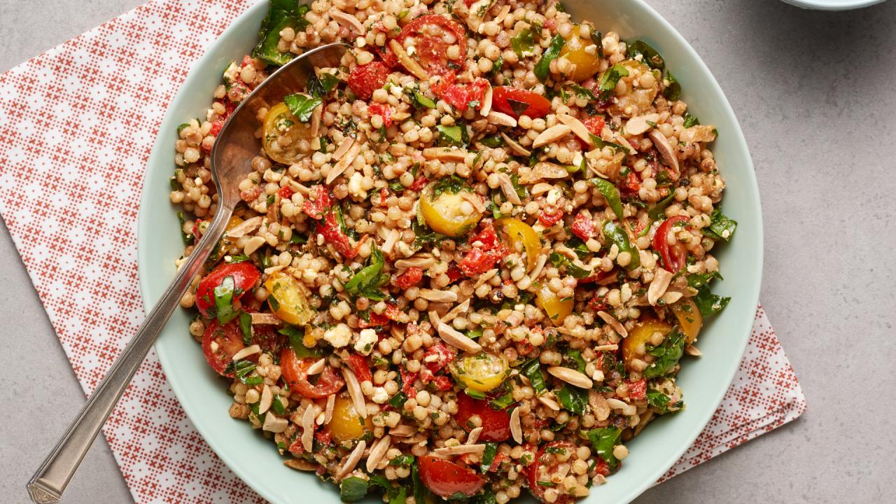 Israeli Couscous Salad with Smoked Paprika