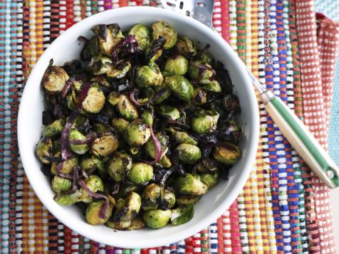 Grilled Brussels Sprouts Salad