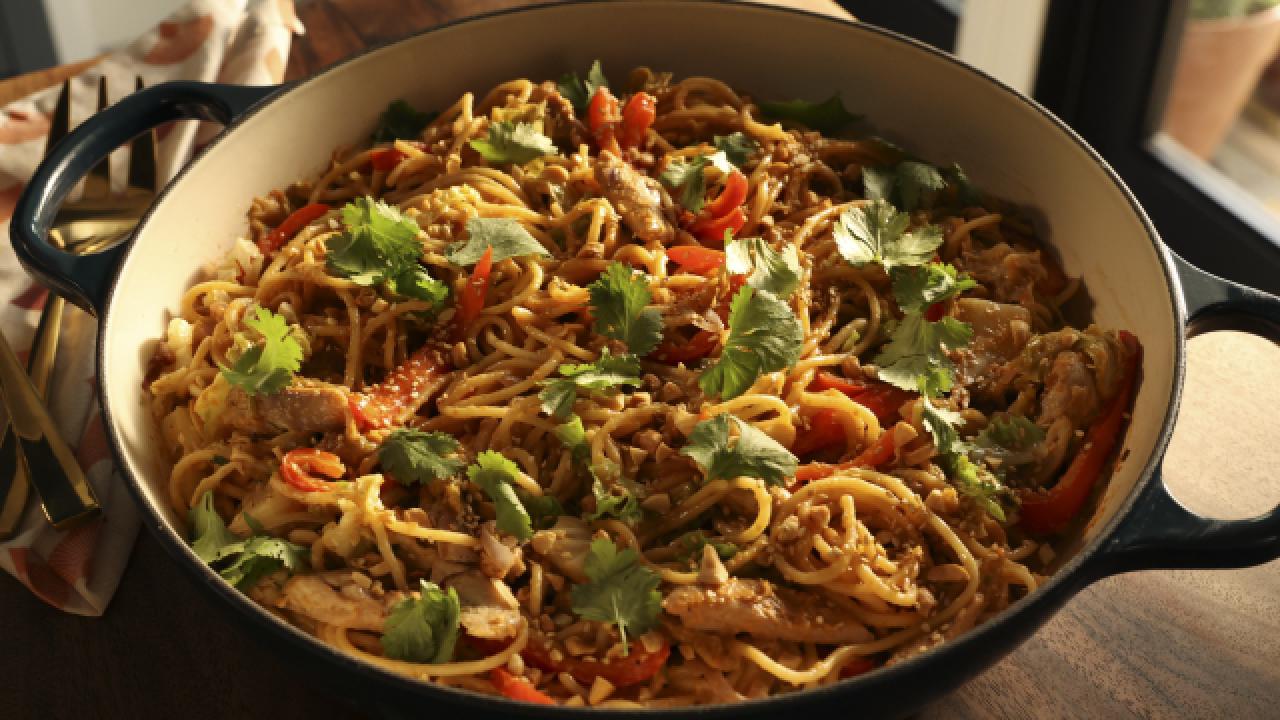 Peanut Noodles with Chicken