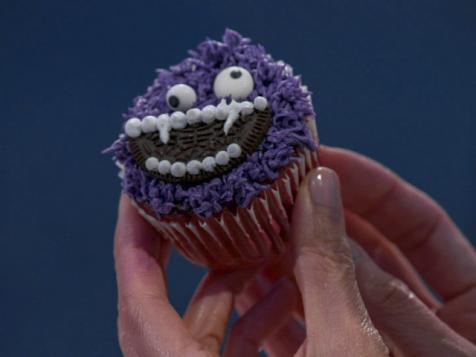 Fuzzy, Googly-Eyed Monster Cupcakes