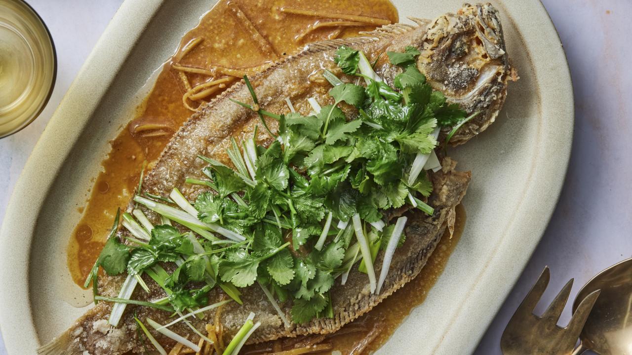 Chinese-Style Crispy Fried Flounder