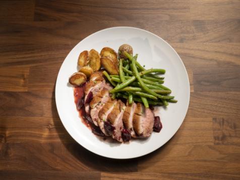 Seared Duck Breast with Port Wine Cherry Sauce