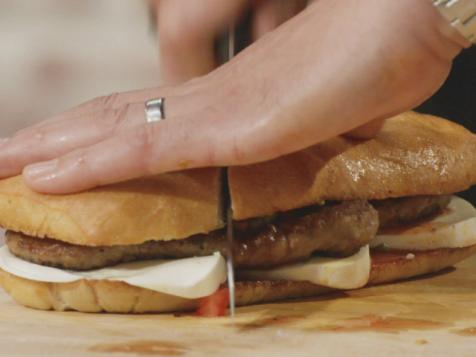 The Freddy: Fennel Sausage Sandwich with Italian Pico and Fresh Mozzarella