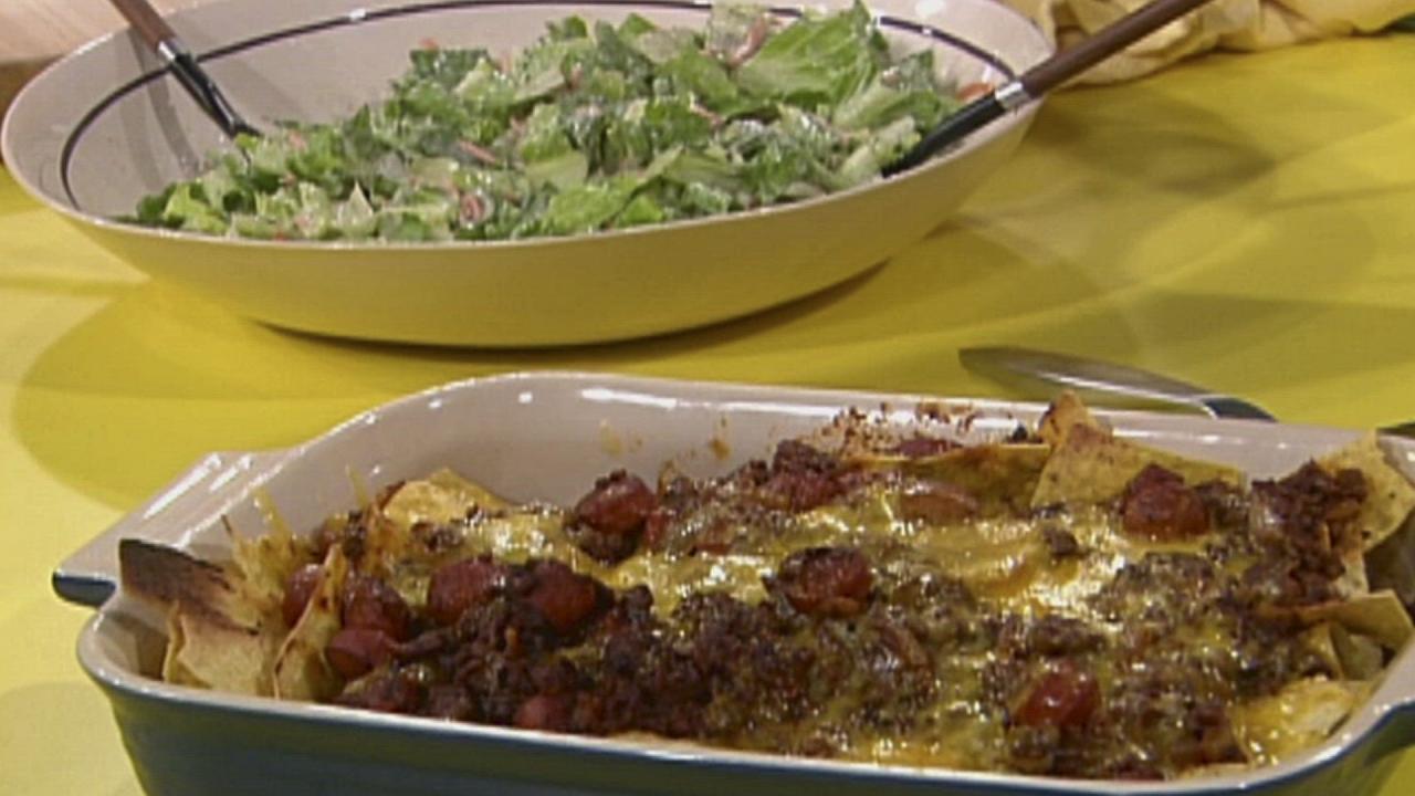 Rachael's Chili Dog Nachos