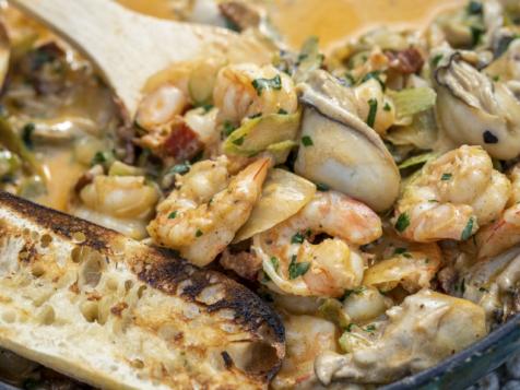 BBQ Breakdowns: Oyster and Shrimp Pan Roast