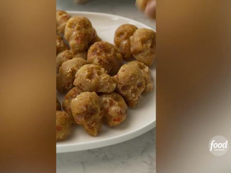 Mini Skull Pepperoni Pizza Bites