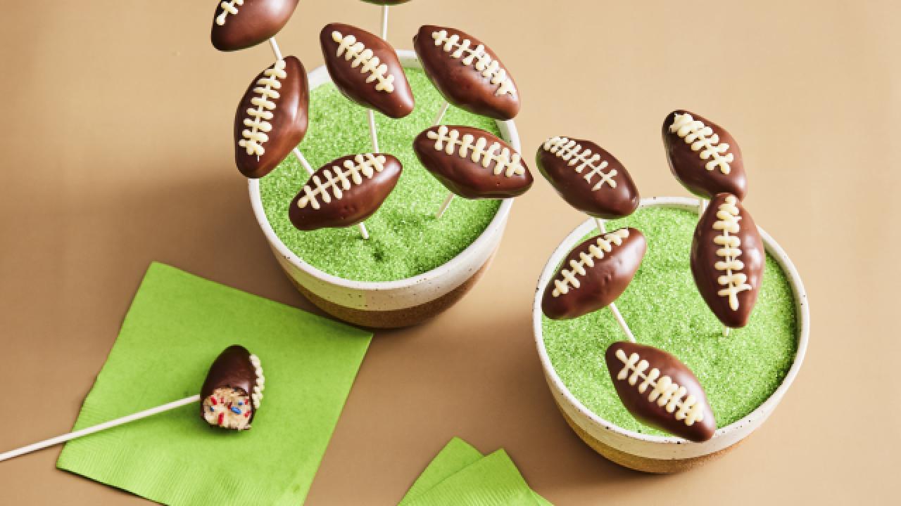 Football Cake Pops