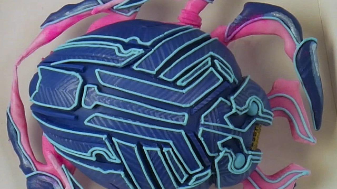 Blue Beetle Cake