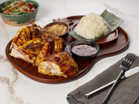 New Thai BBQ Chicken with Papaya Salad