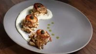 Scallops with Cauliflower