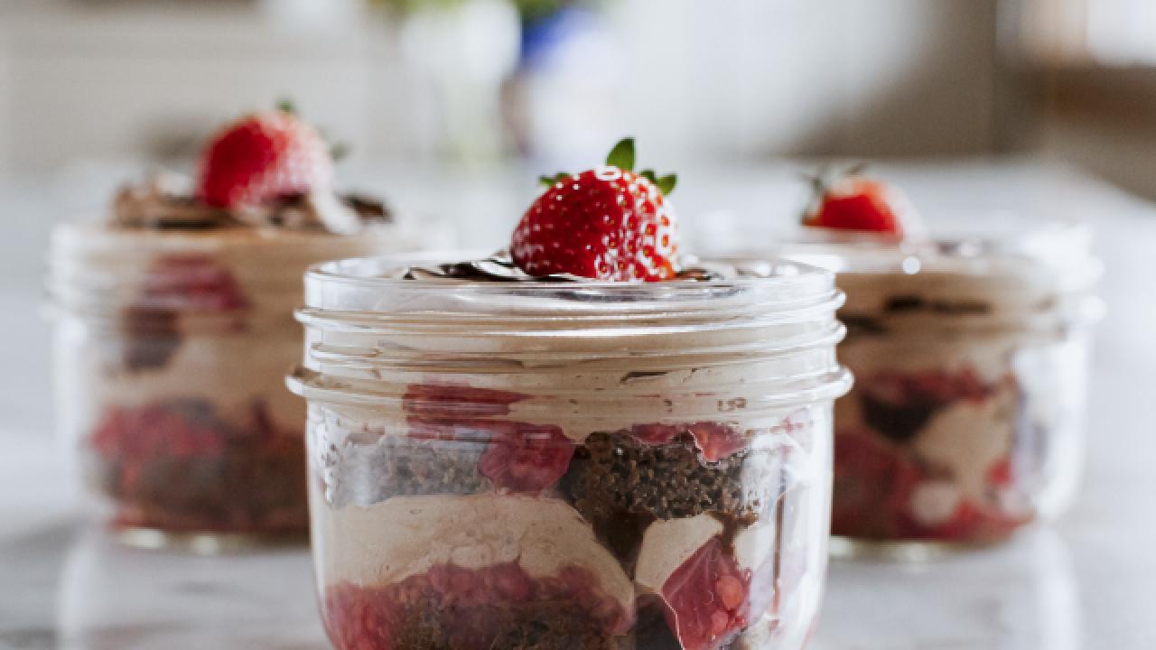 Boozy Chocolate Trifles
