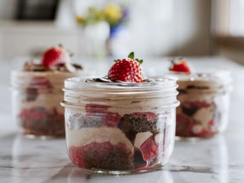 Boozy Chocolate Trifles