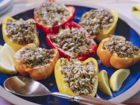Sunny's Easy Rice and Lamb Stuffed Peppers