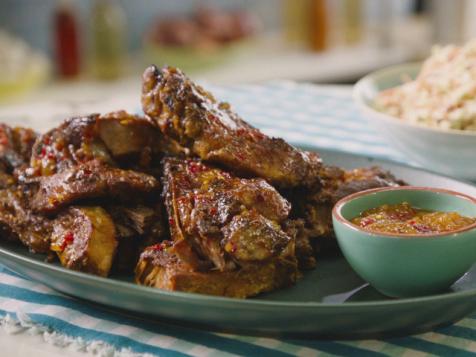Slow Cooker Country Ribs with Peach Glaze