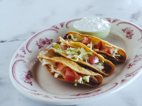 Fried Chicken Verde Taco
