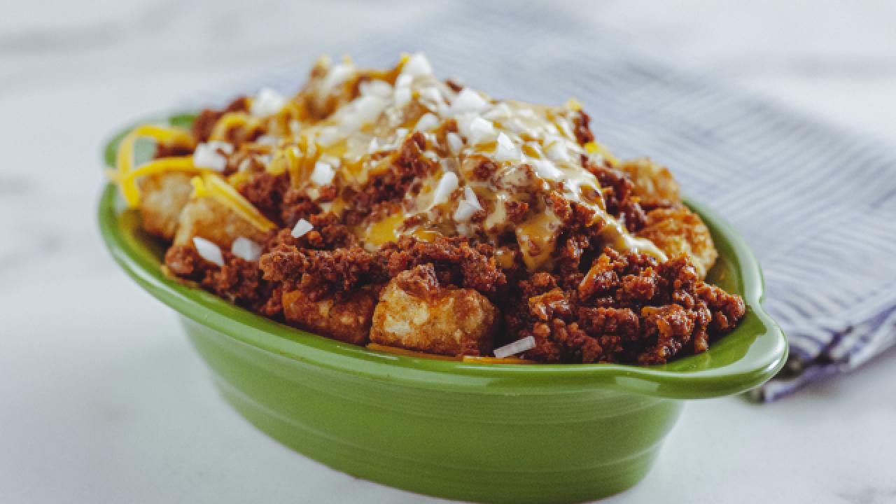 Ree's Chili Cheese Tots
