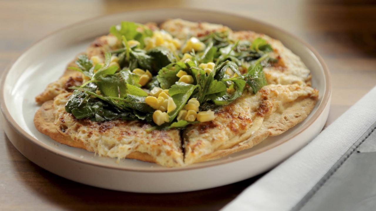 Crab Flatbread at The Garage
