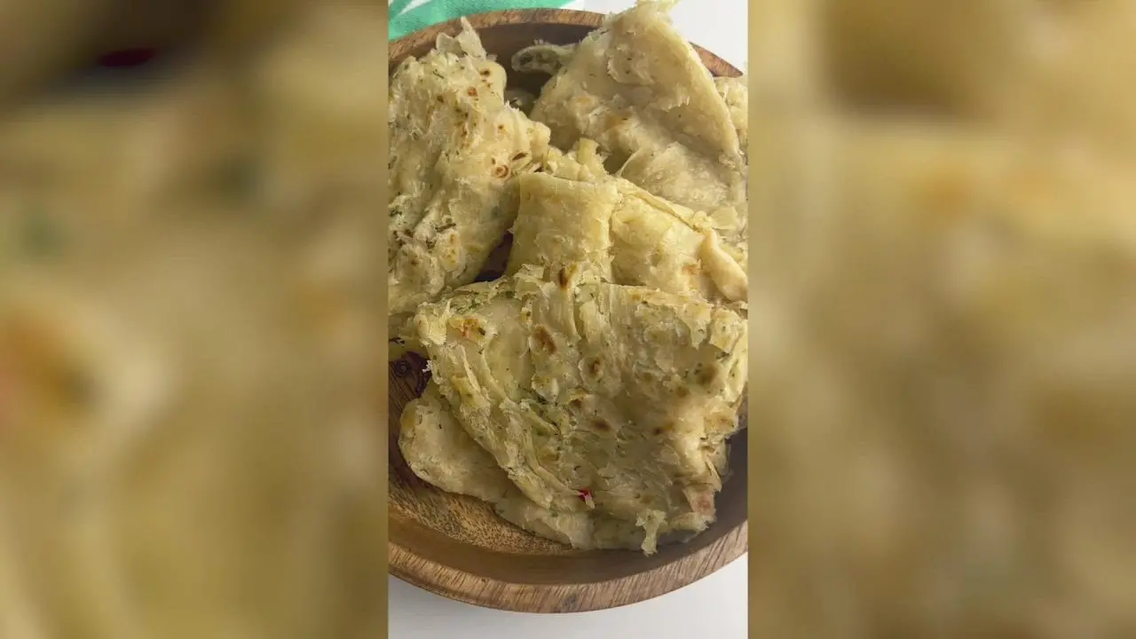 Garlic and Herb Guyanese Roti